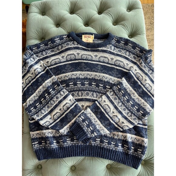 NOT FOR SALE ---SOLD----Vintage Sweater by Benjamin Row Extra Large XL - Picture 1 of 3